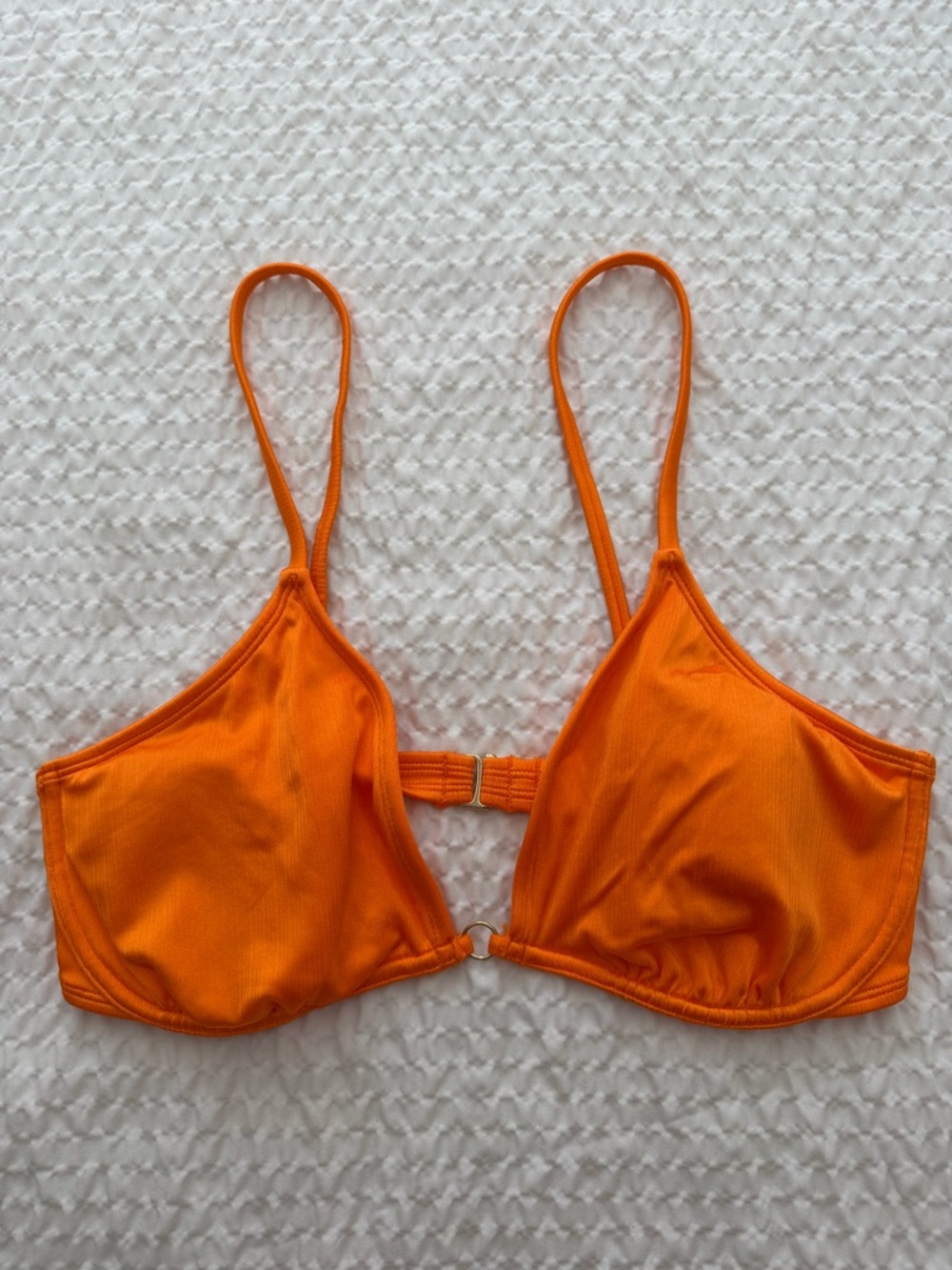 Orange Bralette Swim Top - Women's Intimates
